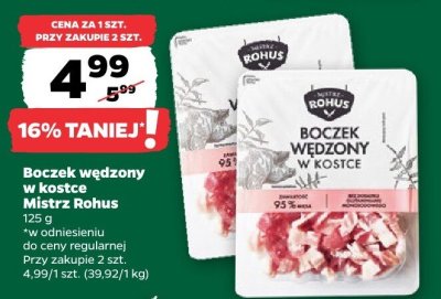 Boczek wędzony w kostce promocja w Netto