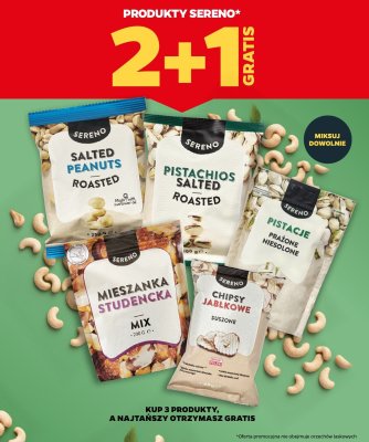Produkty Sereno 2+1 GRATIS promocja w Netto