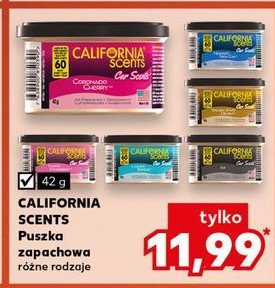 Odświeżacz samochodowy coronado cherry California scents promocja