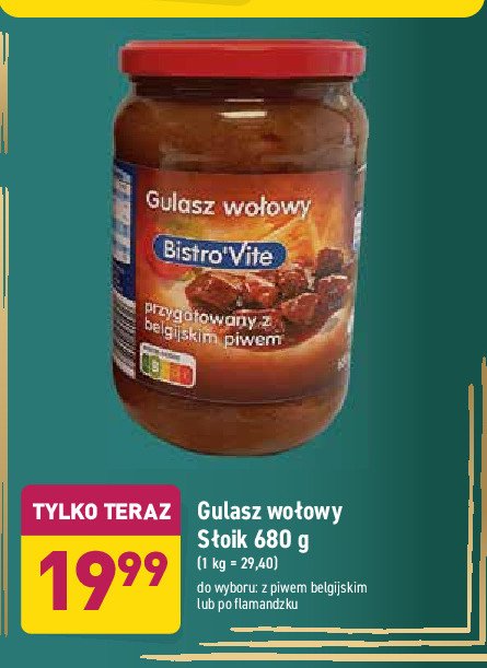 Gulasz wołowy po flamandzku promocja