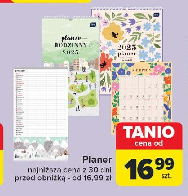 Planer 2025 Interdruk promocja w Carrefour