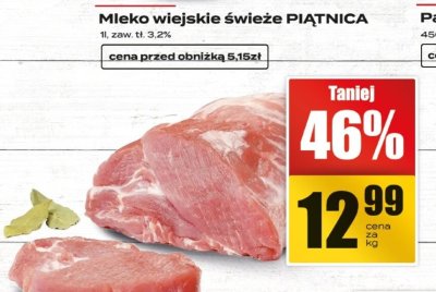 Polędwiczki wieprzowe Auchan promocja w Supeco
