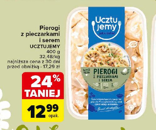 Pierogi z pieczarkami i serem Ucztujemy promocja w Carrefour