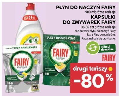 Płyn do naczyń Fairy promocja w Stokrotka