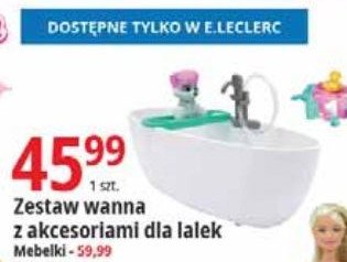 Zestaw wanna z akcesoriami dla lalek promocja