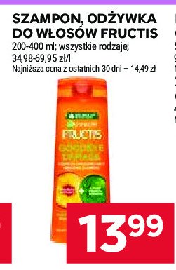 Odżywka do włosów Garnier fructis goodbye damage promocja w Stokrotka