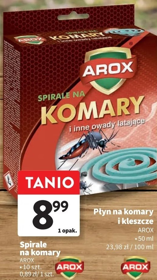 Spirala na komary Arox promocja