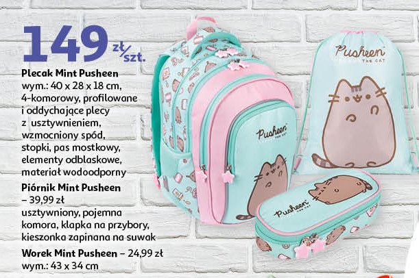 Worek na buty pusheen promocja