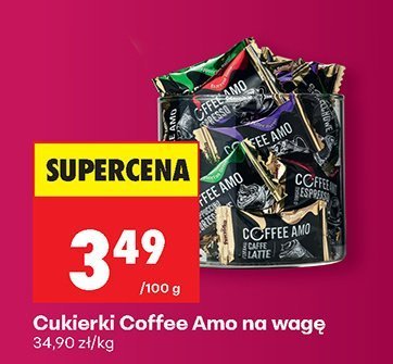 Cukierki Coffee Amo na wagę promocja w Biedronka