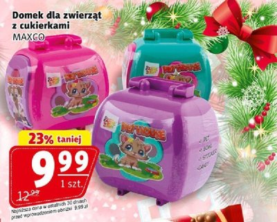 Domek dla zwierząt z cukierkami MAXCO promocja w Prim Market
