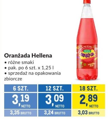 Oranżada Hellena promocja w Makro