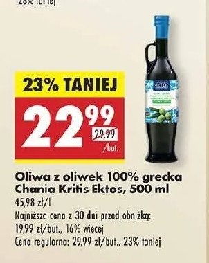 Oliwa z oliwek Ektos promocja