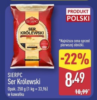 Ser promocja w Aldi