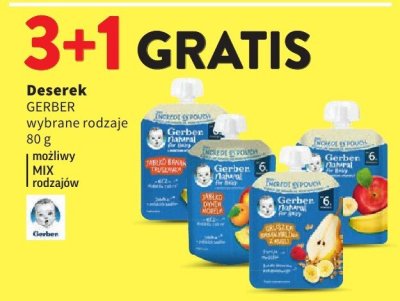 Deserek GERBER wybrane rodzaje promocja w Intermarche
