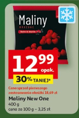 Maliny New One promocja w Auchan