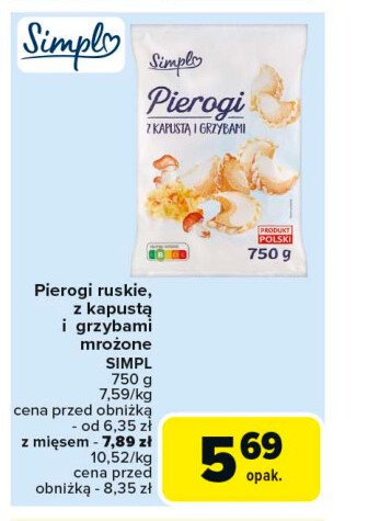 Pierogi z mięsem Simpl promocja