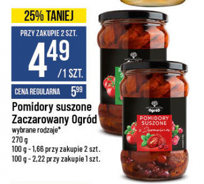 Pomidory suszone z ziołami