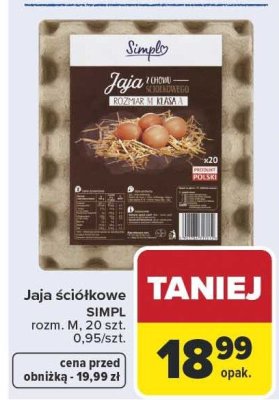 Jaja promocja w Carrefour Market