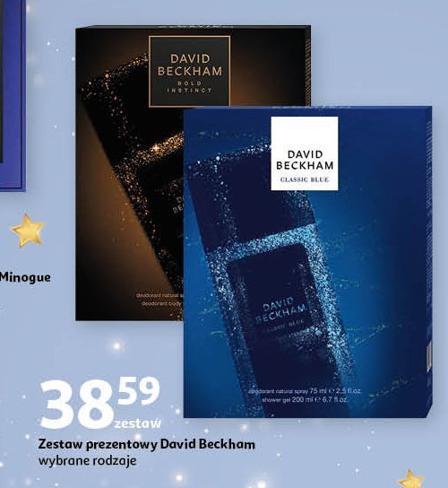 Zestaw w pudełku bold instinct: dezodorant 150 ml + dezodorant w atomizerze 75 ml David beckham zestaw promocja