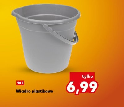 Wiadro plastikowe 10 l promocja w Kaufland