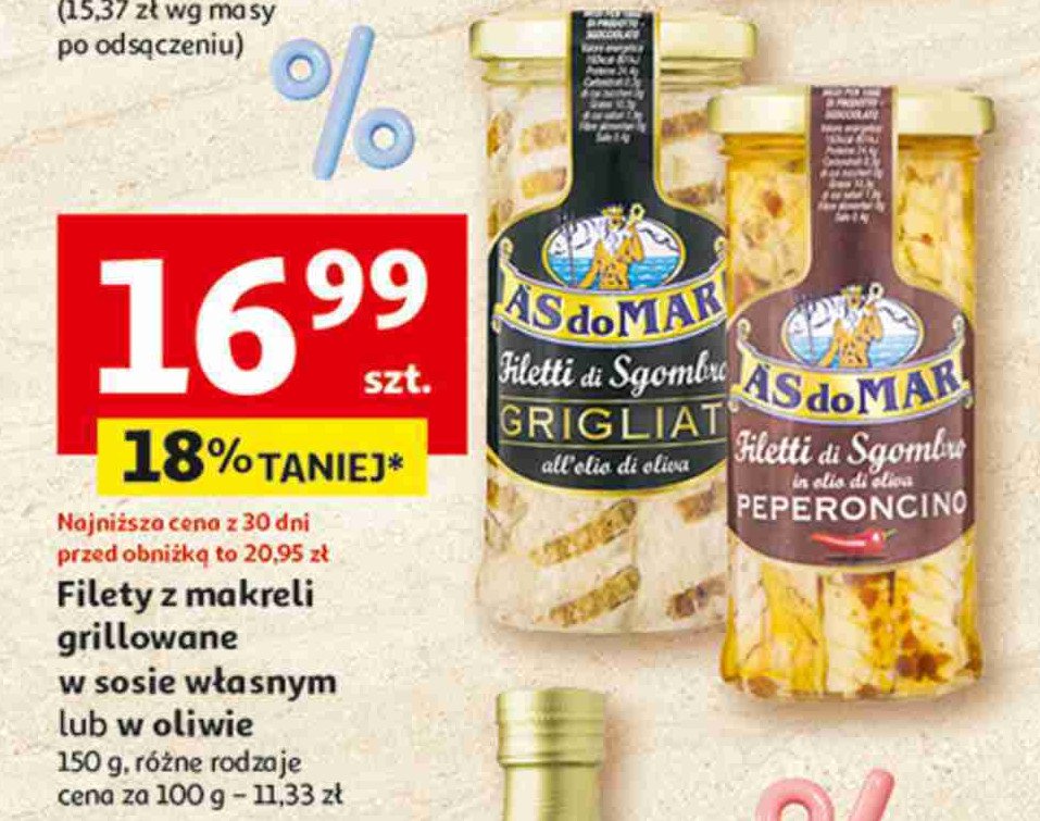 Filety z makreli z oliwą chilli pepper promocja