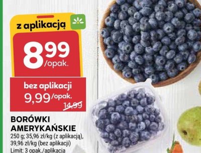 Borówki amerykańskie hiszpania promocja w Stokrotka