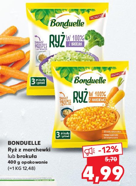 Ryż w 100% z marchewki Bonduelle promocje