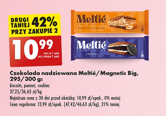 Czekolada cookies Meltie promocja