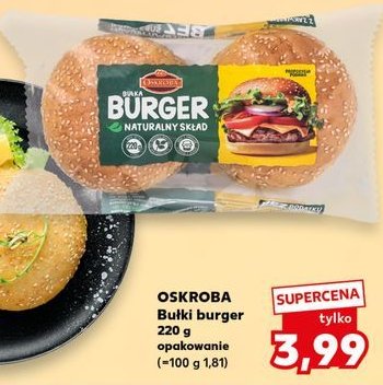 Bu艂ki do hamburger贸w Oskroba promocja