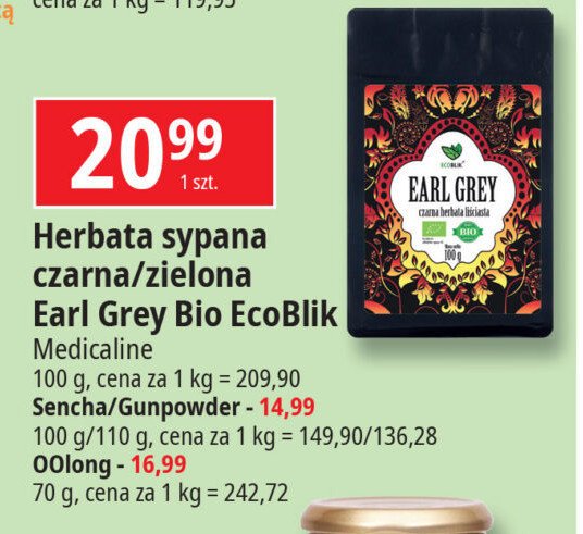 Herbata bancha Ecoblik promocja