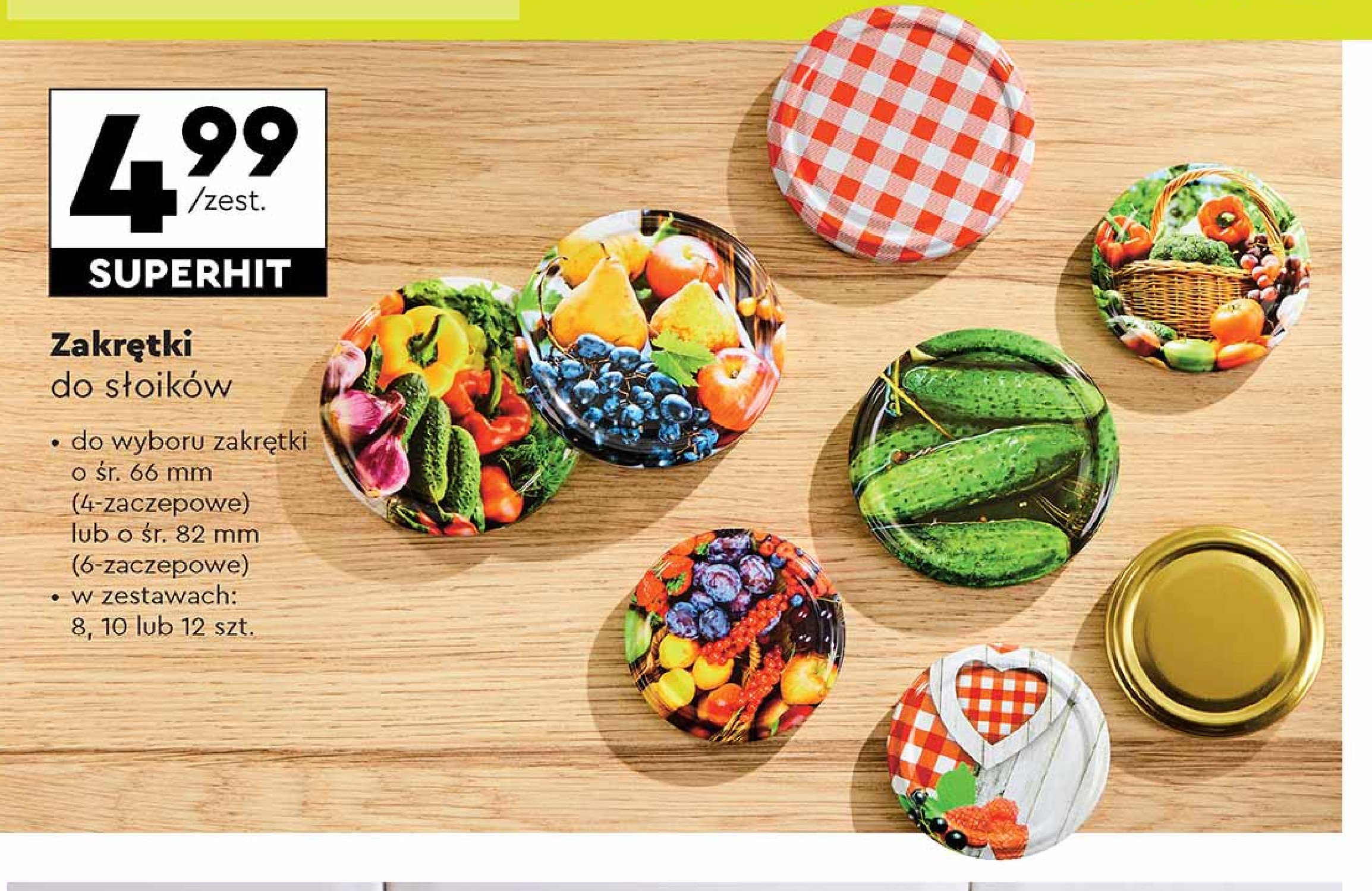 Zakrętki do słoików promocja w Lidl