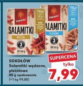 Salamitki wędzone Sokołów promocja