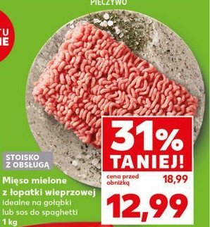 Mięso mielone z łopatki wieprzowej promocja w Biedronka