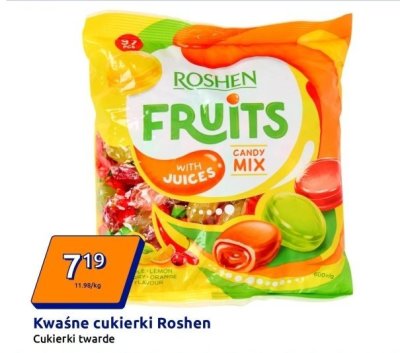 Kwaśne cukierki twarde promocja w Action