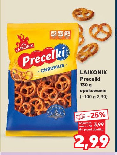 Precelki Lajkonik precelki chrupkie promocja