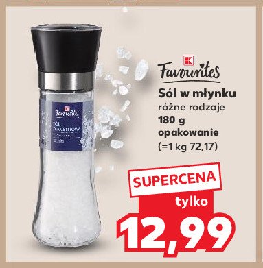 Sól K-classic favourites promocja w Kaufland