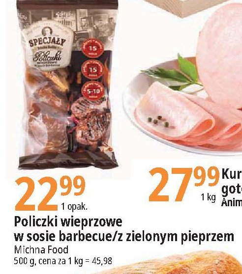 Policzki wieprzowe w sosie bbq Specja艂y dziadka kostka promocja
