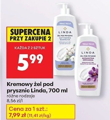 Kremowy żel pod prysznic 700 ml promocja w Biedronka