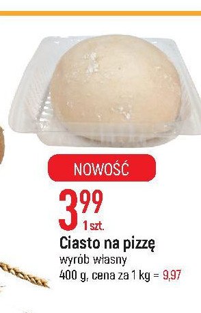 Ciasto na pizze promocja