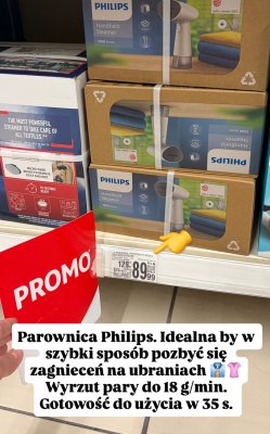 Parownica Handheld Steamer 1000 Series promocja w Auchan