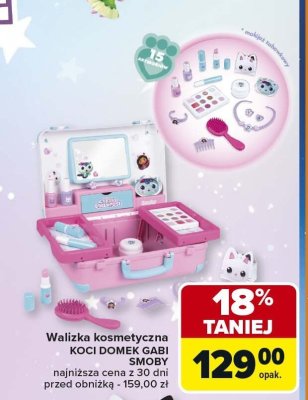 Walizka kosmetyczna KOCI DOMEK GABI SMOBY promocja w Carrefour