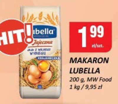 Makaron Lubella MW Food promocja w Chorten