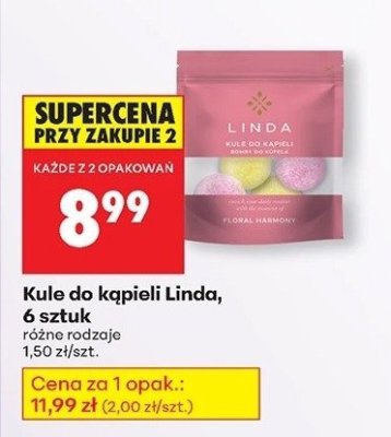 Kule do kąpieli 6 sztuk różne rodzaje promocja w Biedronka