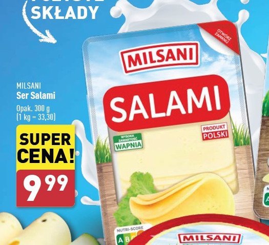 Ser salami Milsani promocja