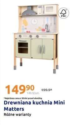 Drewniana kuchnia Mini Matters promocja w Action