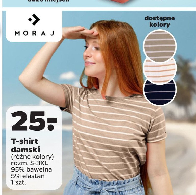 T-shirt damski s-3xl Moraj promocja