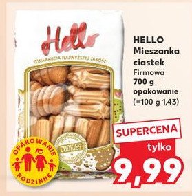 Ciastka firmowe Hello promocja w Kaufland