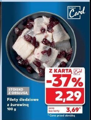 Filet śledziowy z żurawiną promocja