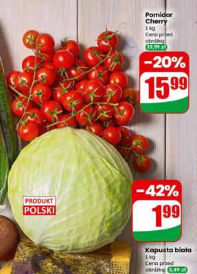 Pomidor Cherry promocja w Dino