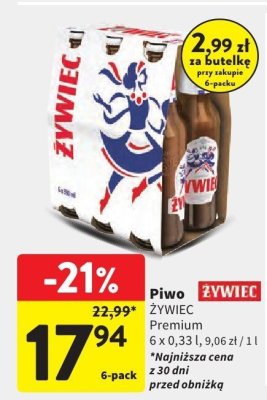 Piwo promocja w Intermarche